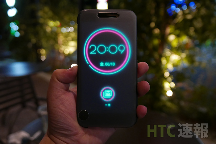 HTC Ice VIew ケース（グローバル品を装着）
